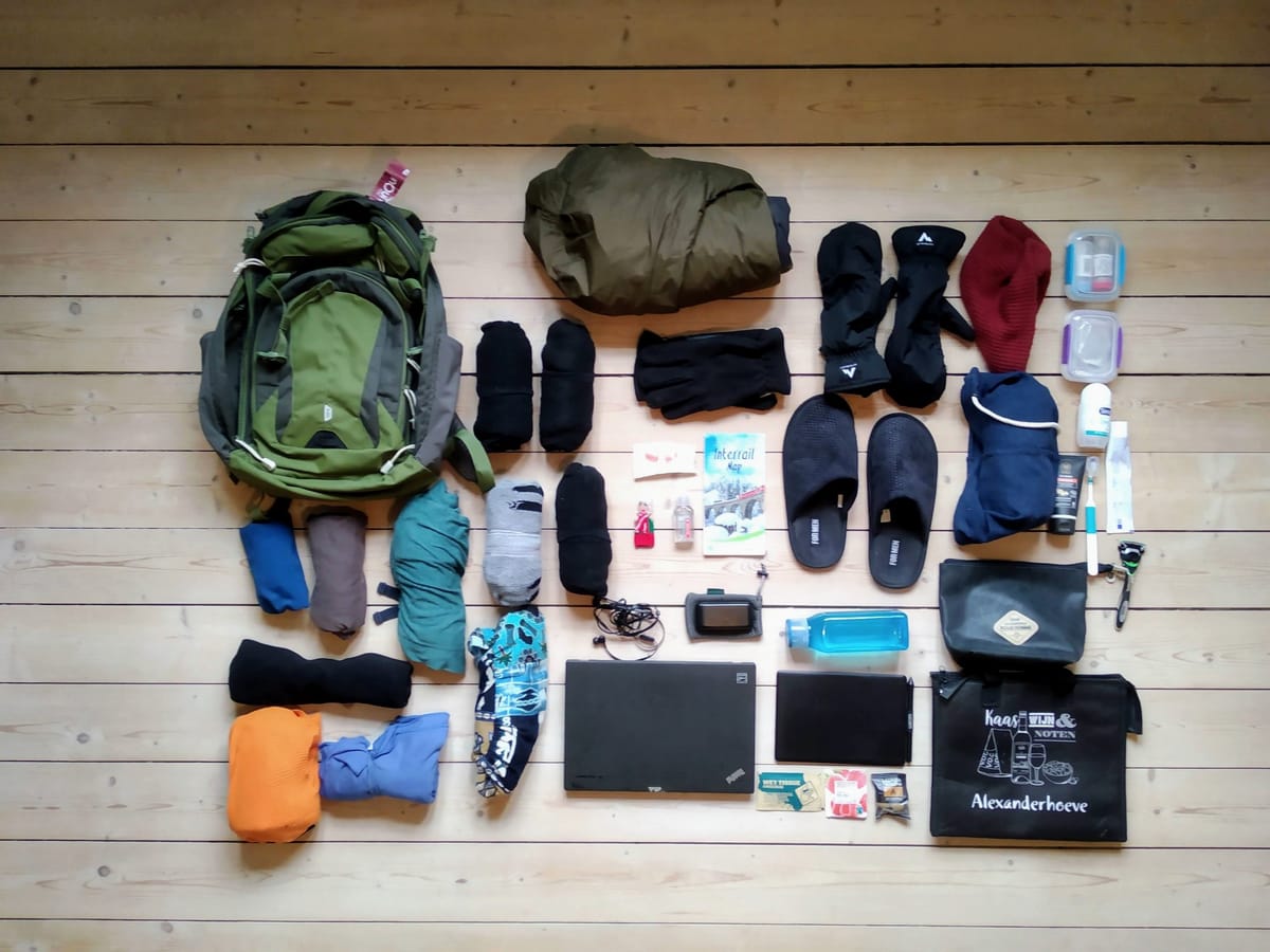 Two months, day off: Packing