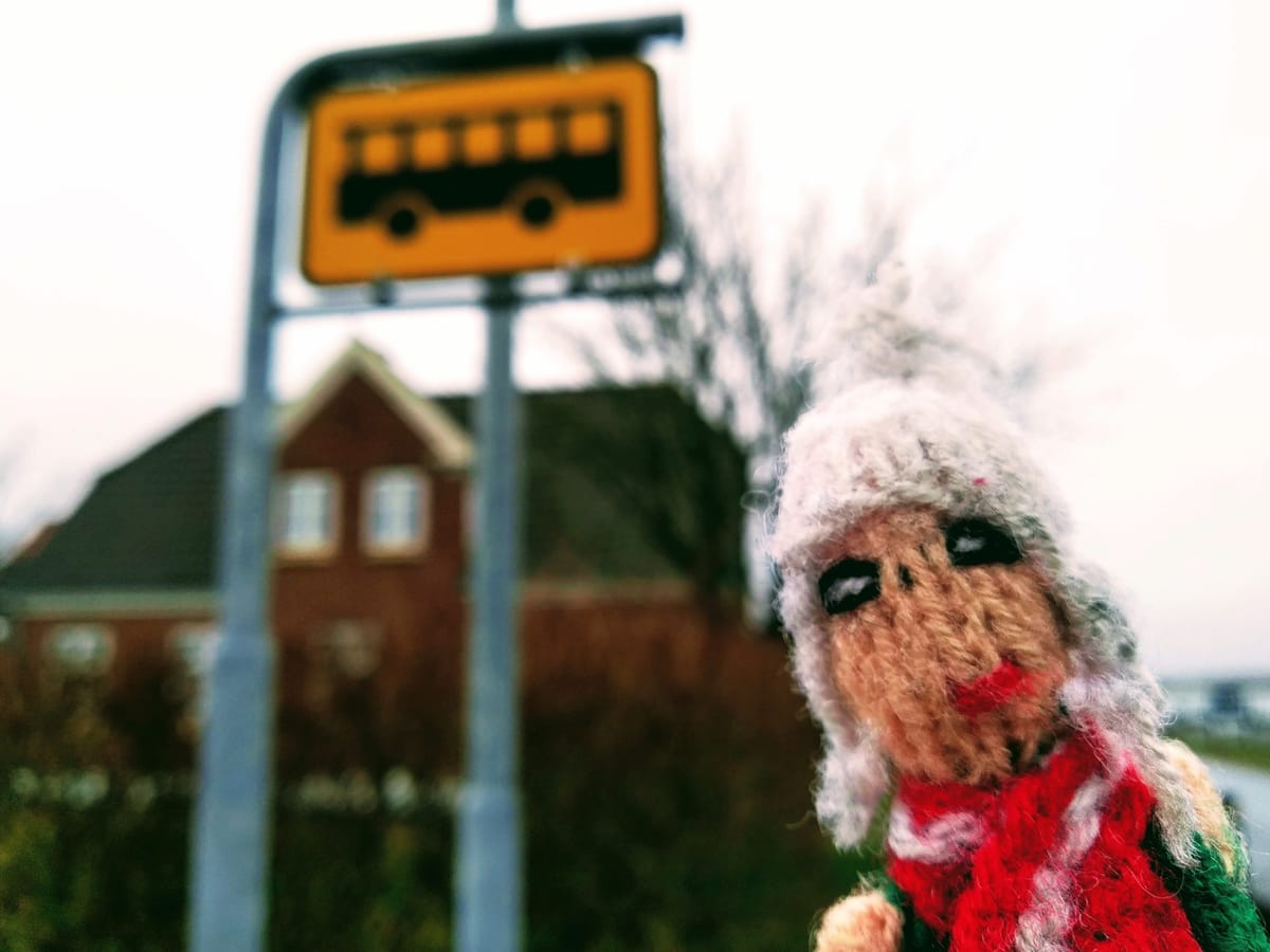 Two months, day nineteen: The bus stop
